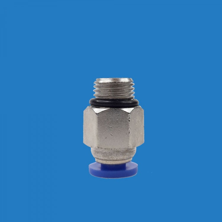 CONEXAO PU MACHO RETO 1/8 X 08MM